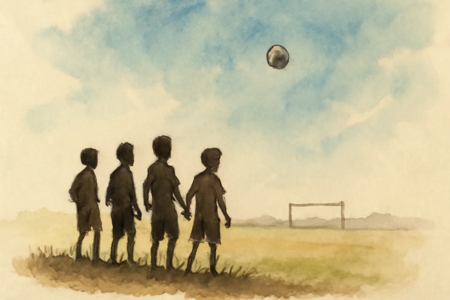 Ilustración de Barry Locke, medio campo