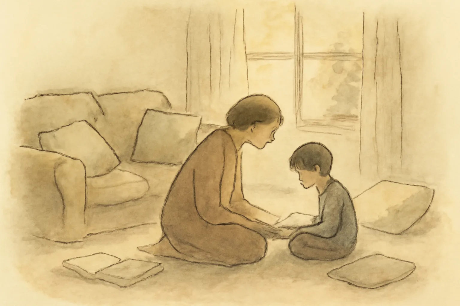 Illustration for Between Parent and Child