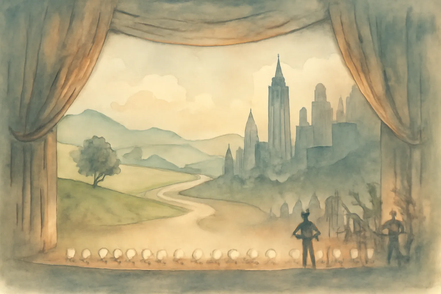 Ilustración de Blue-grass and Broadway