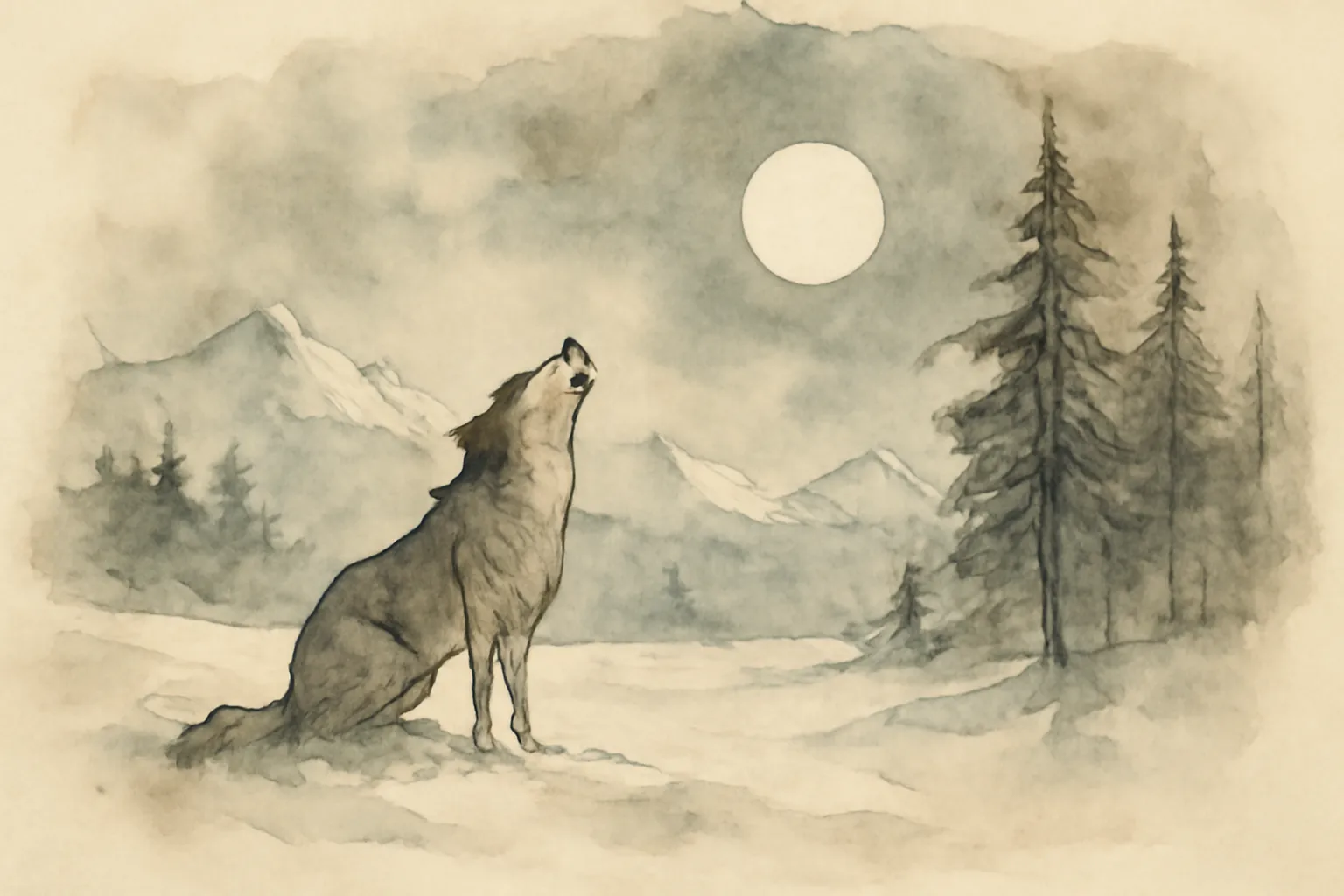 Ilustración de La llamada de la selva