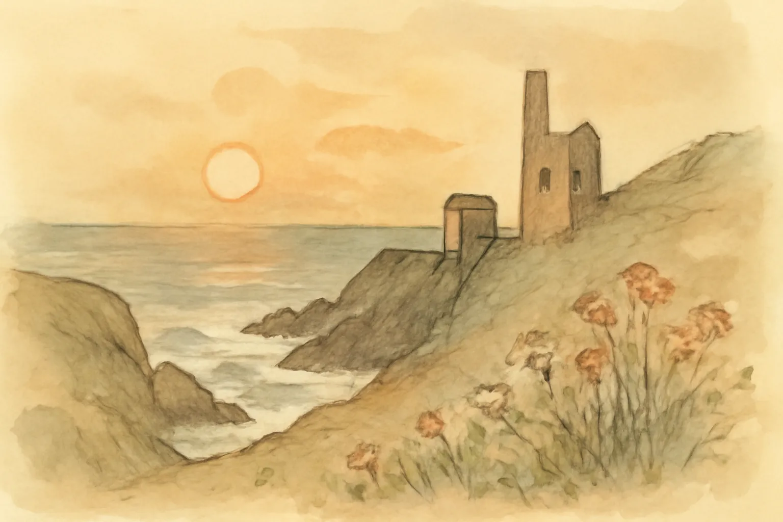 Illustration from Cornish Characters and Strange Events