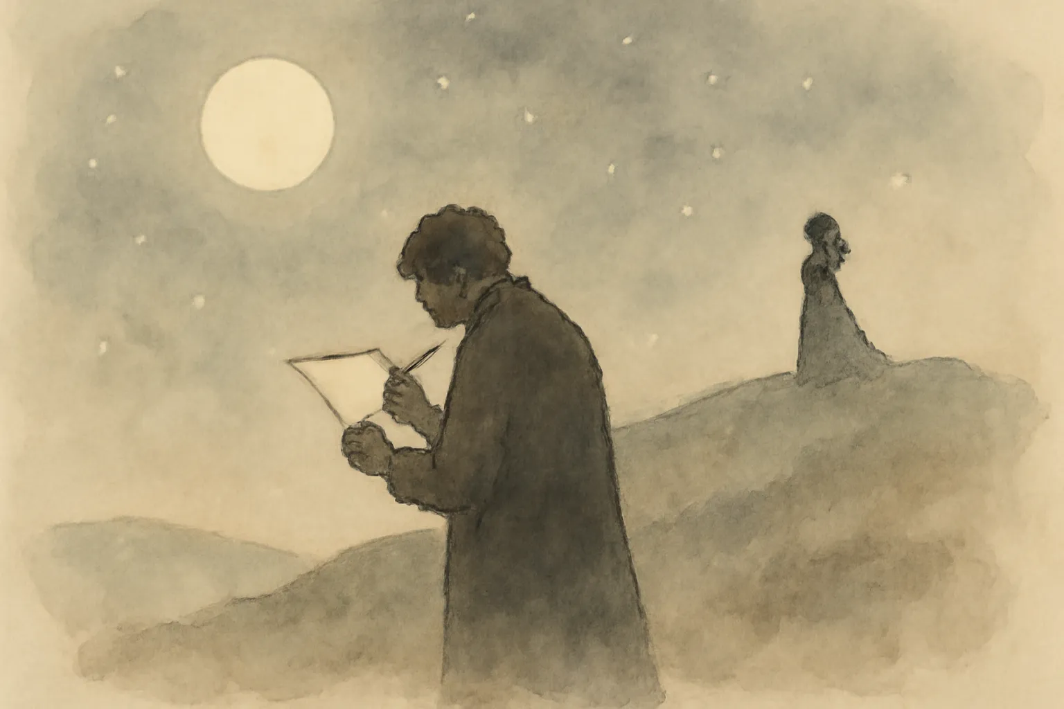 Ilustración de Cyrano de Bergerac