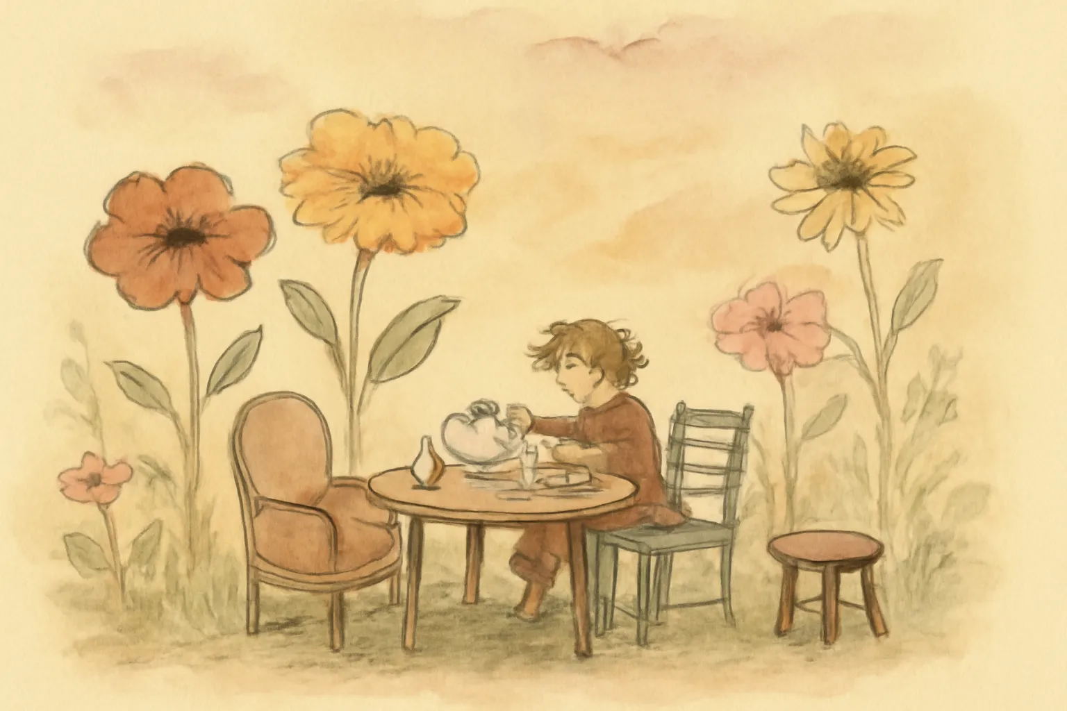 Ilustración de El libro de Daisy Ashford