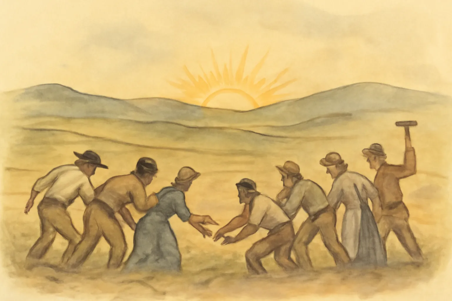 Ilustración de La democracia en América