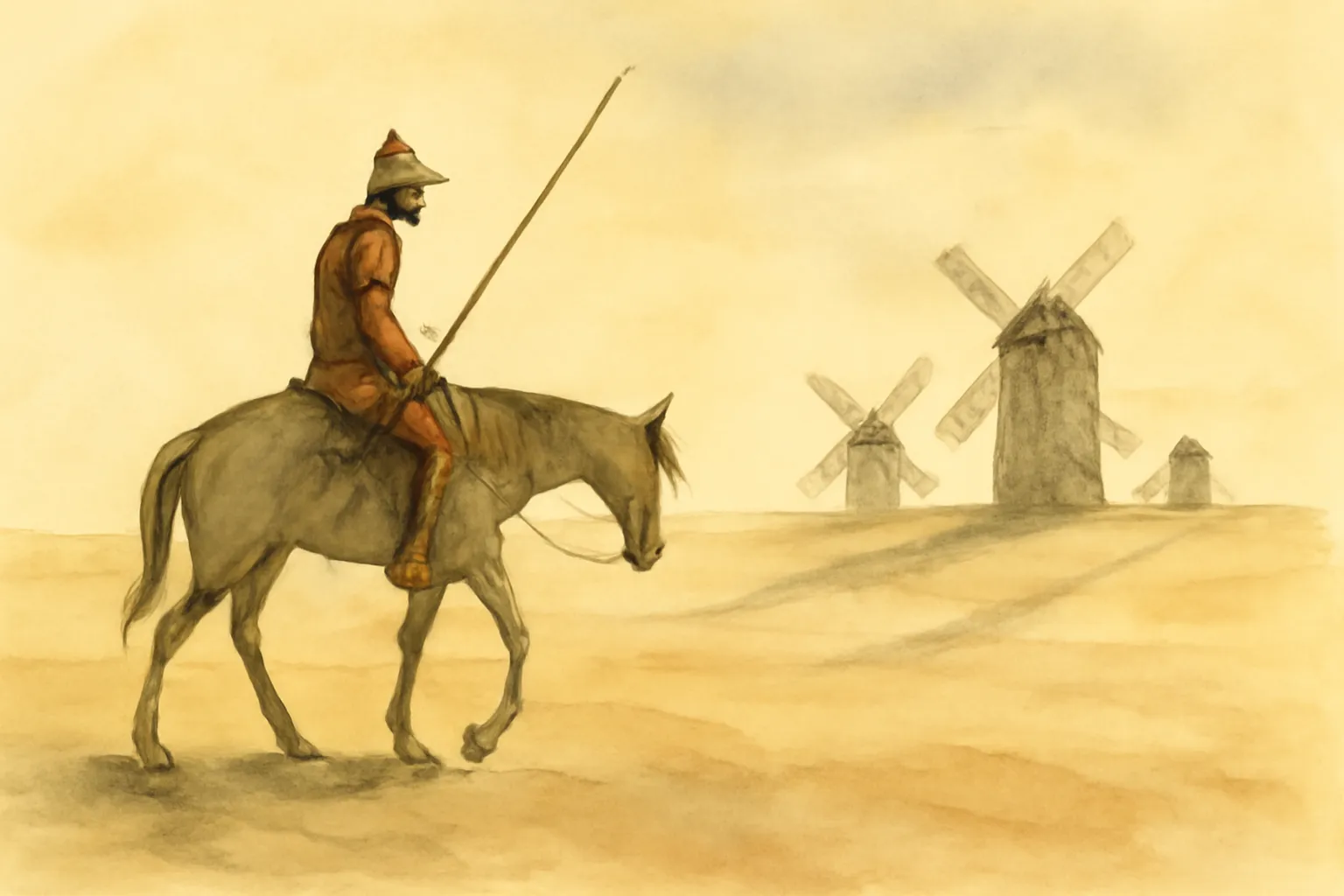 Ilustración de Don Quijote de la Mancha
