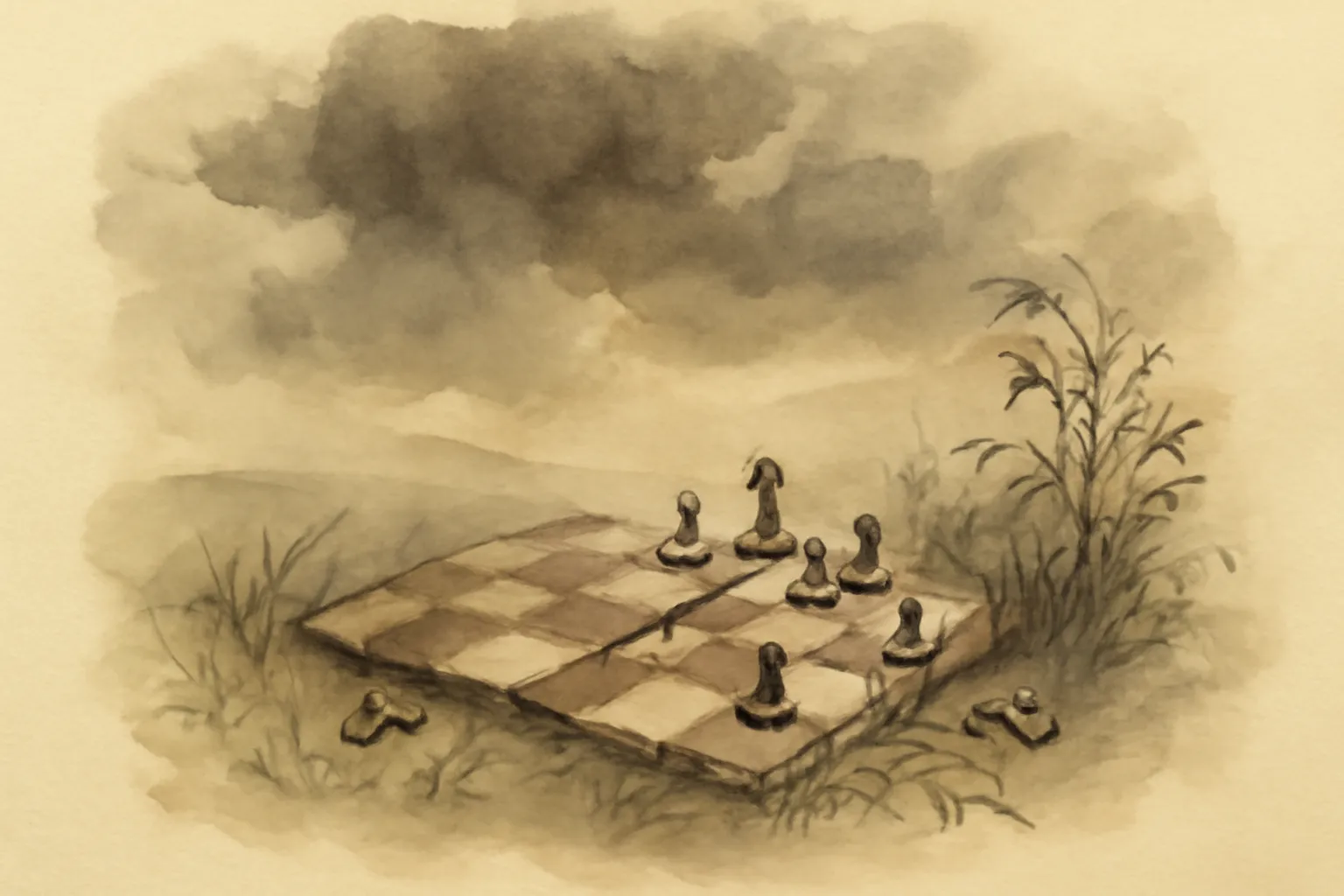 Illustration for Falter: Has the Human Game Begun to Play Itself Out?