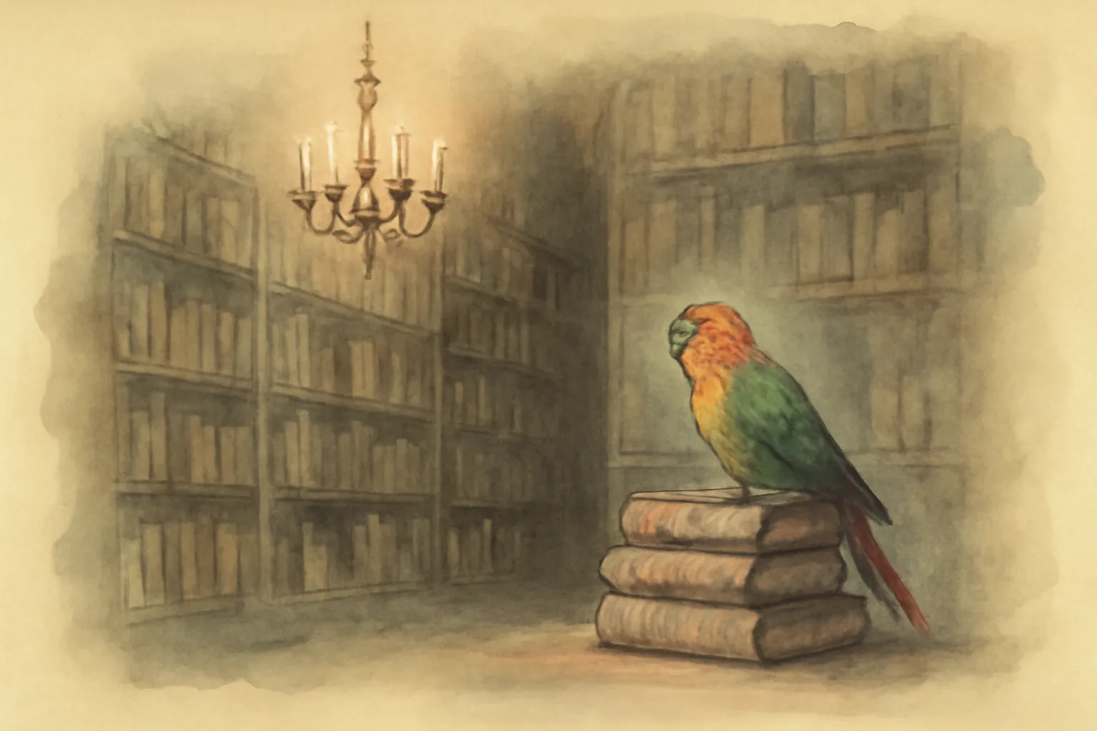 Illustration for Flaubert's Parrot