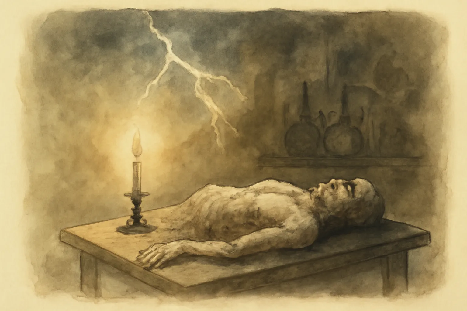 Illustration for Frankenstein
