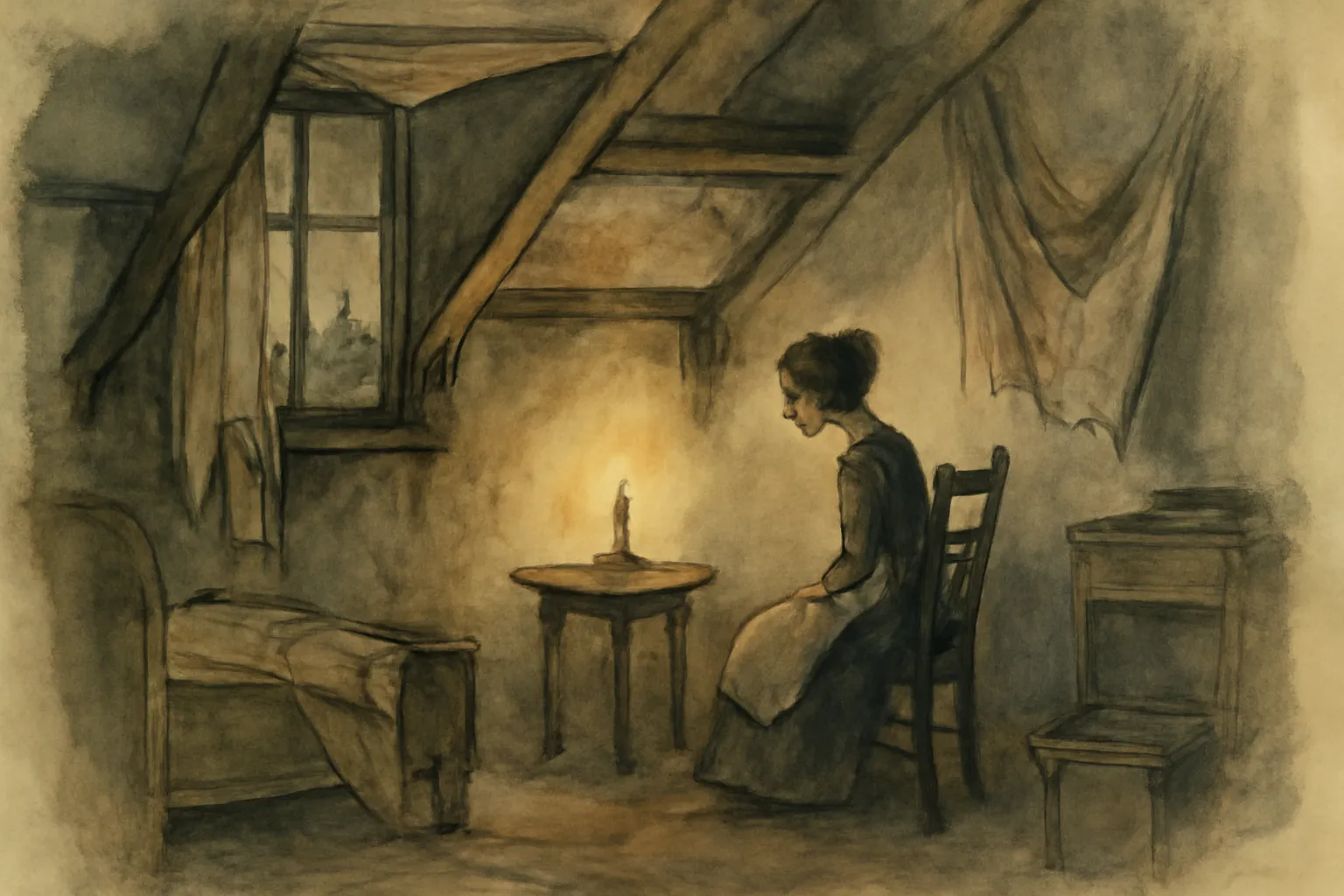 Ilustración de Germinie Lacerteux