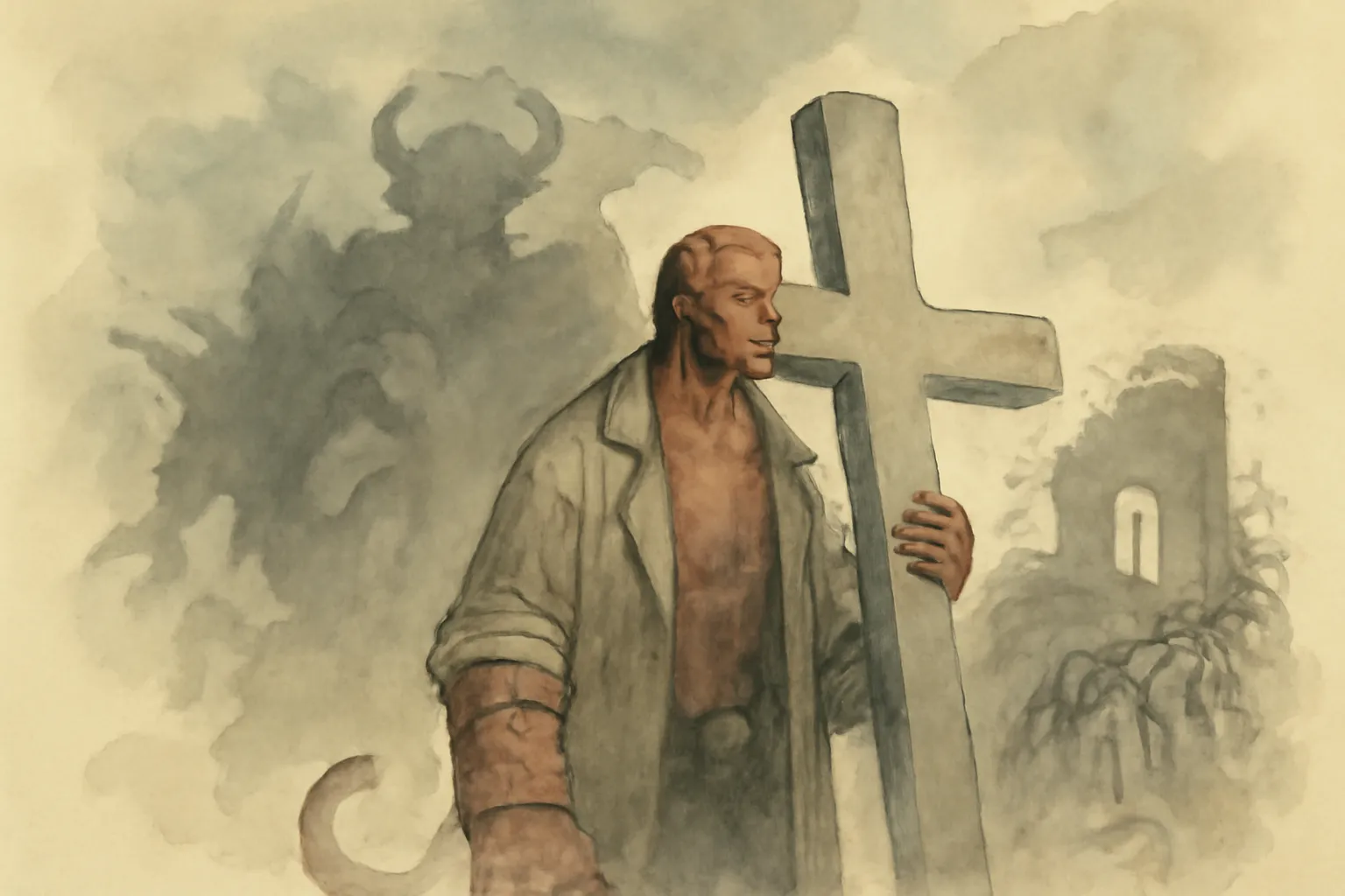 Illustration for Hellboy, Vol. 1: Seed of Destruction