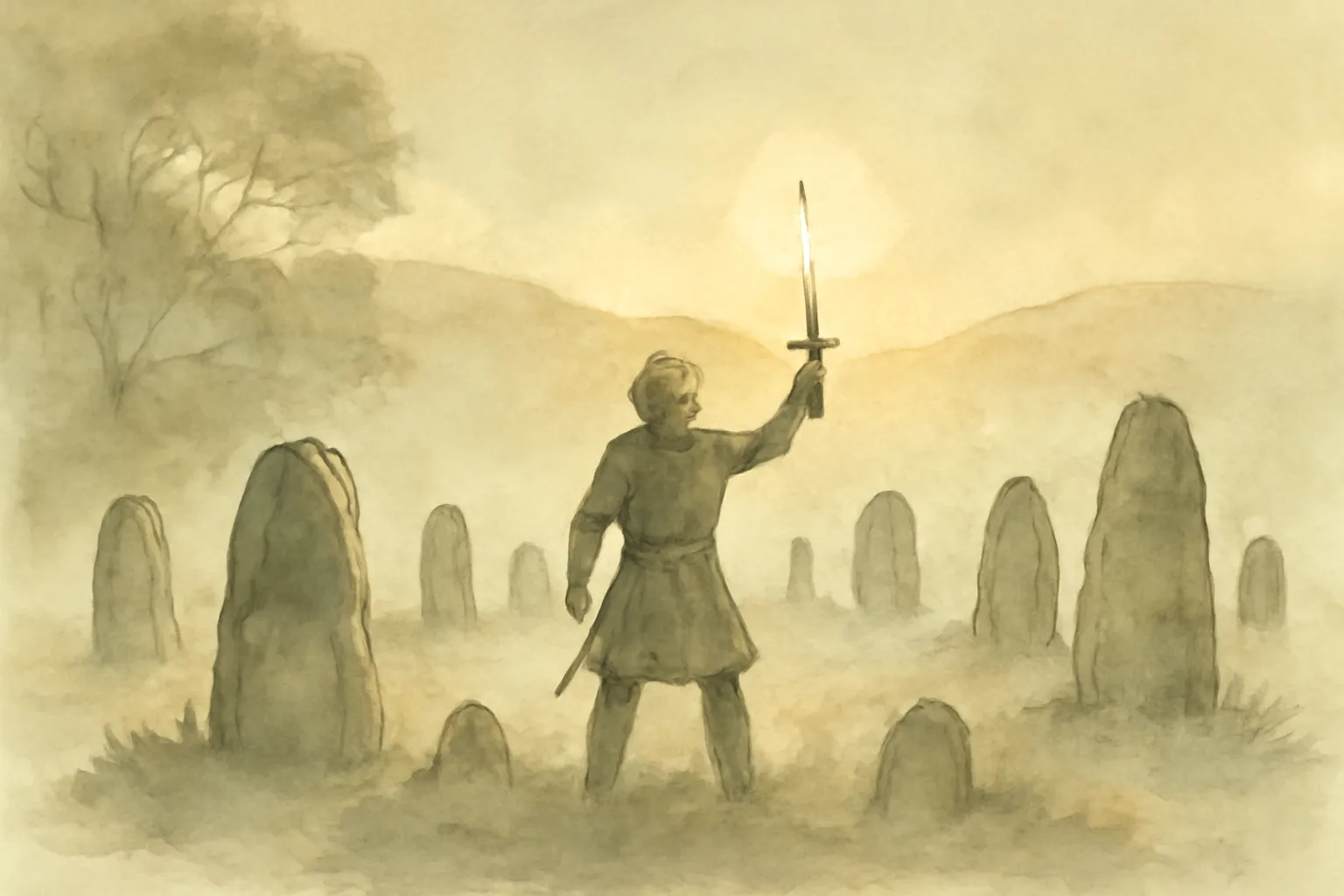 Ilustración de Mitos y leyendas heroicas de la raza británica