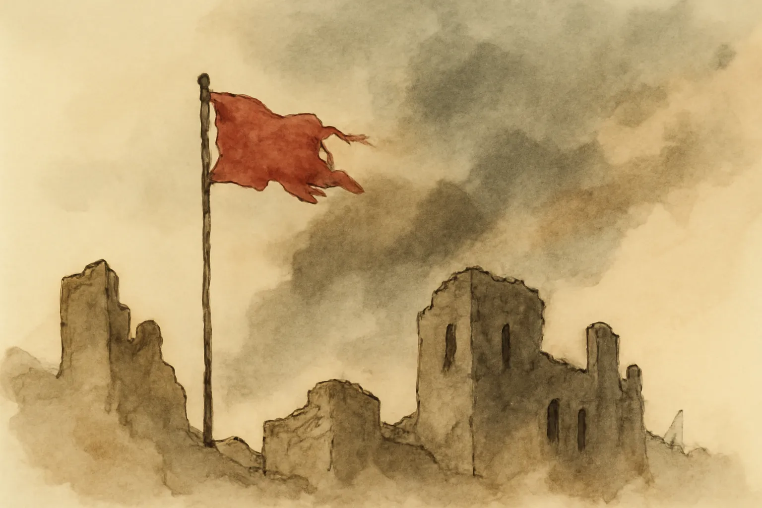 Illustration for Homage to Catalonia