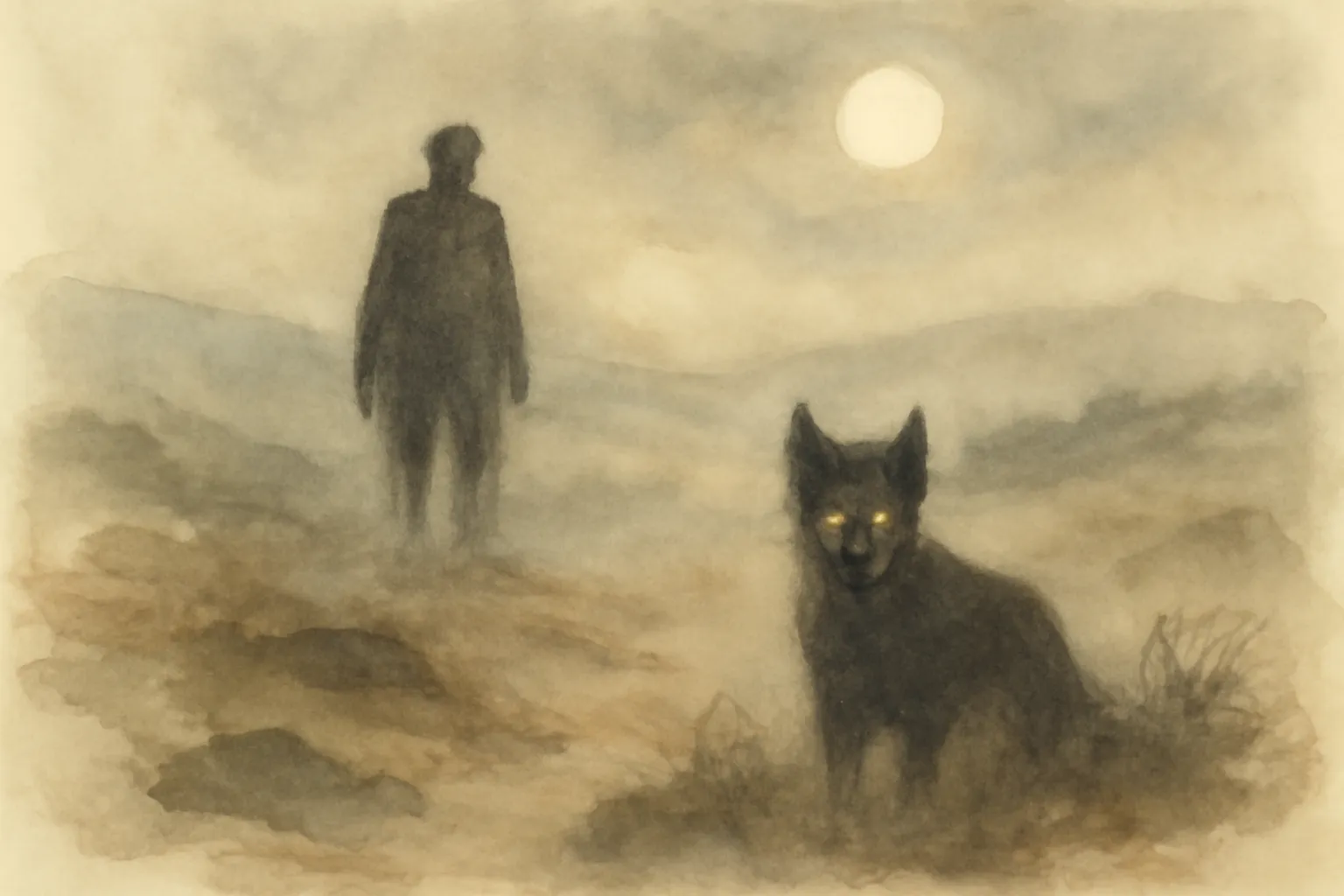 Ilustración de El sabueso de los Baskerville