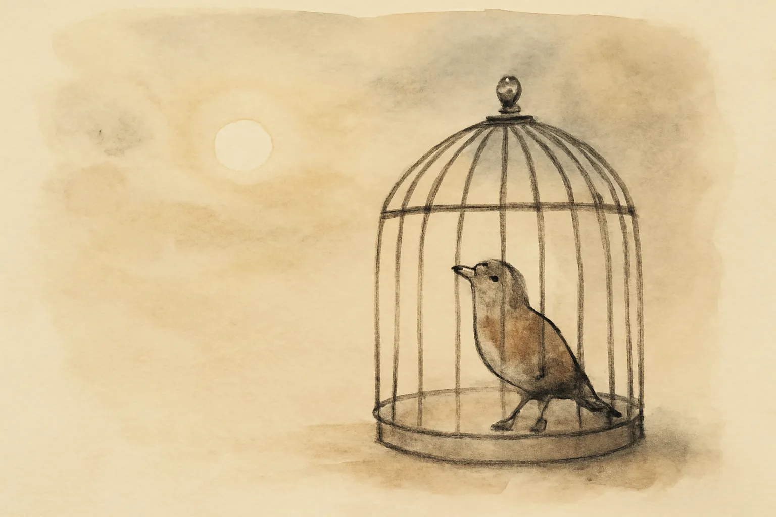 Illustration for I Know Why the Caged Bird Sings
