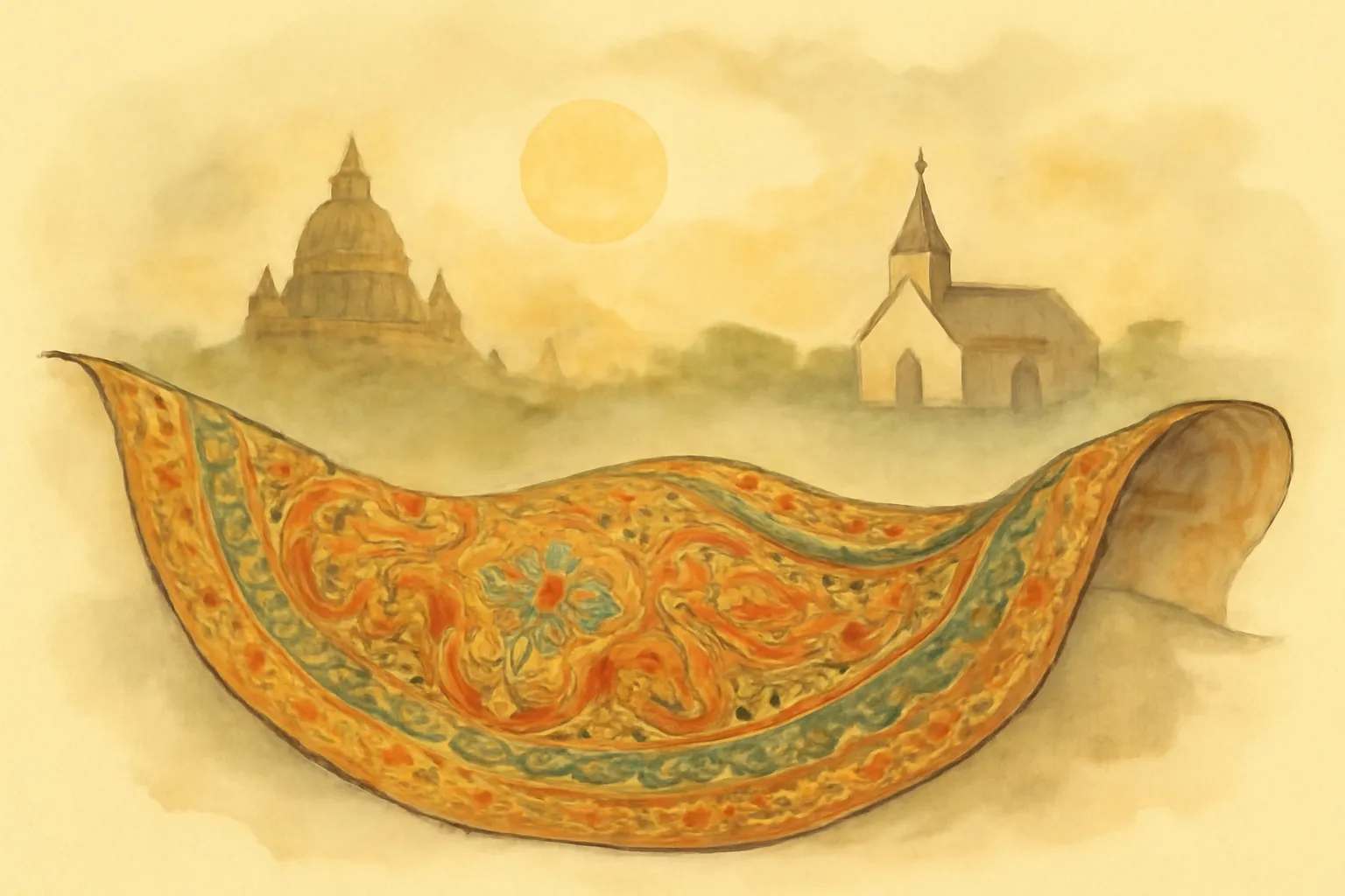Ilustración de El problema de la India: Krishna o Cristo