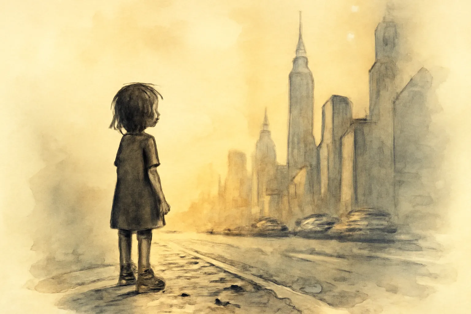 Illustration for Invisible Child: Poverty, Survival & Hope in an American City