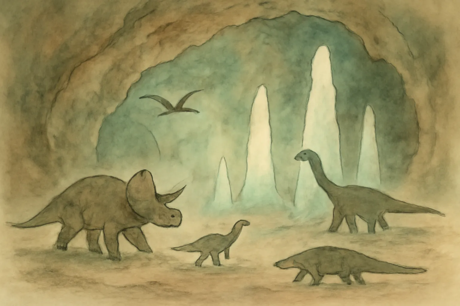 Ilustración de Viaje al centro de la Tierra