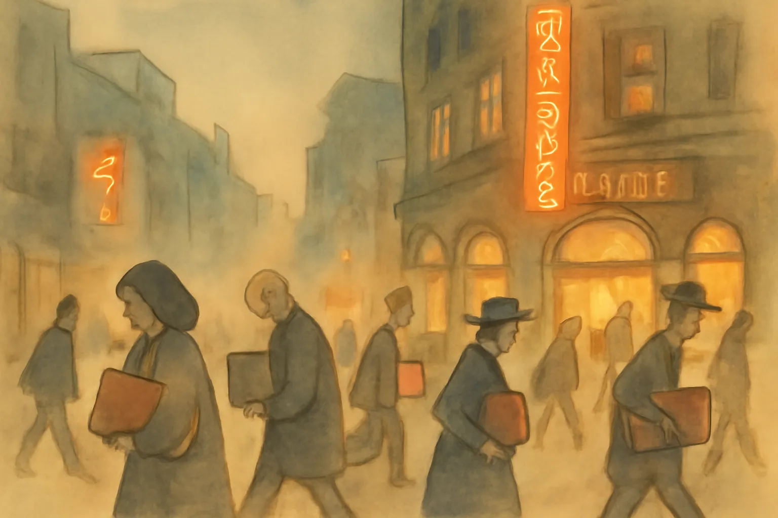 Ilustración de Just Around the Corner