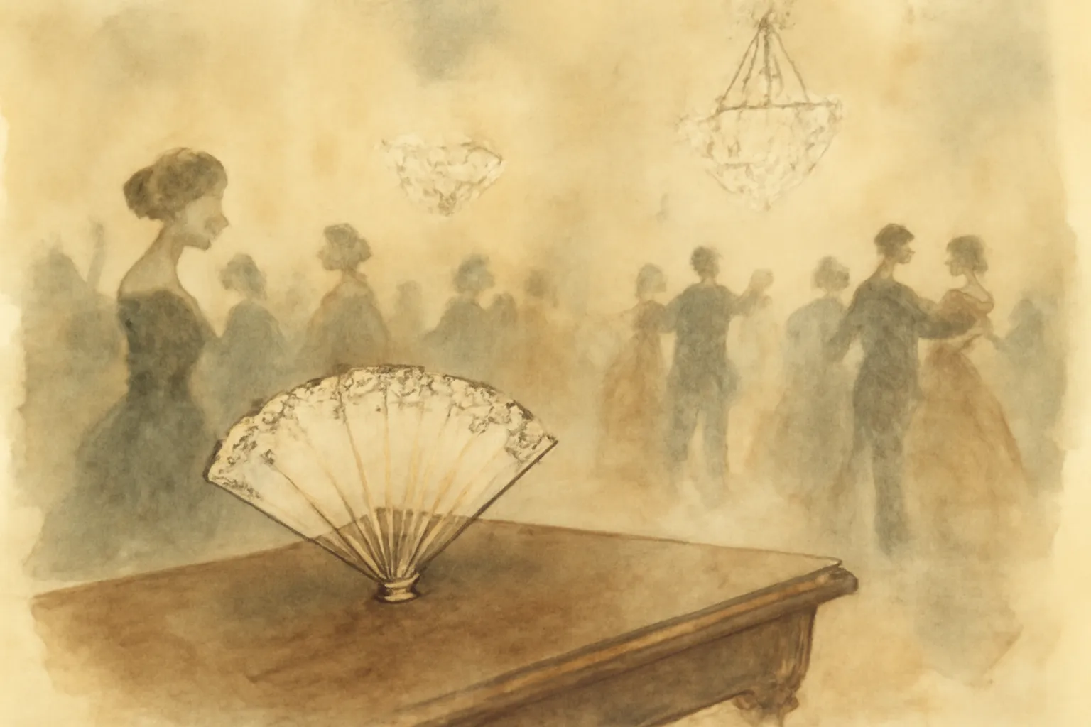 Illustration from Lady Windermere's Fan