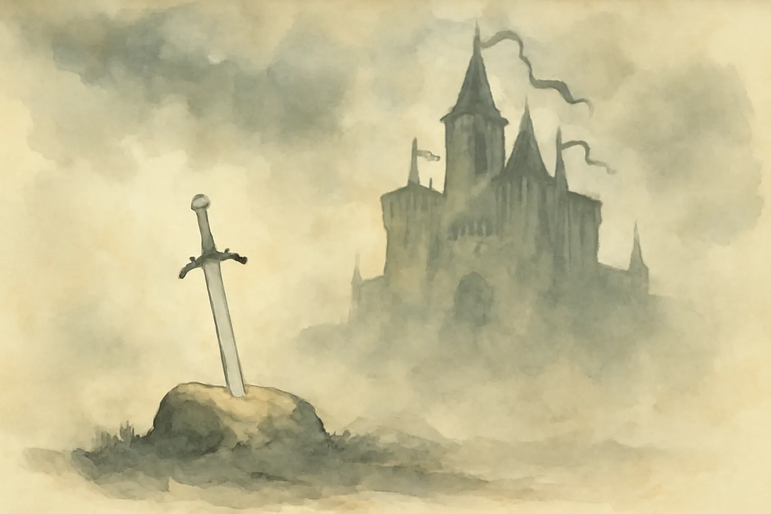 Ilustración de La muerte de Arturo
