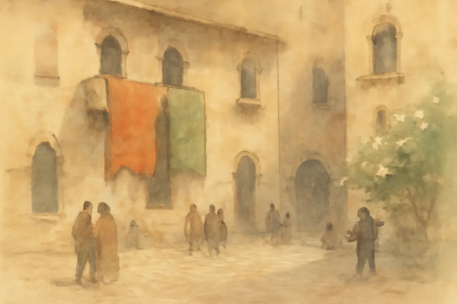 Ilustración de Pequeñas novelas de Italia