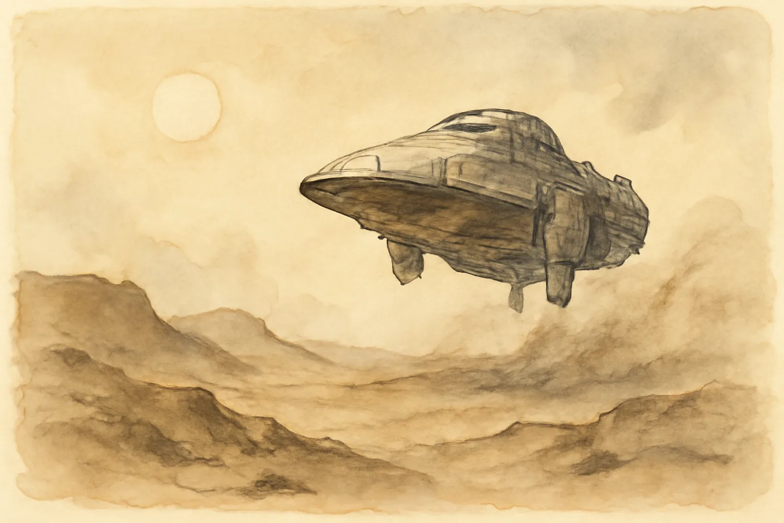 Ilustración de Planeta Estrella Solitaria