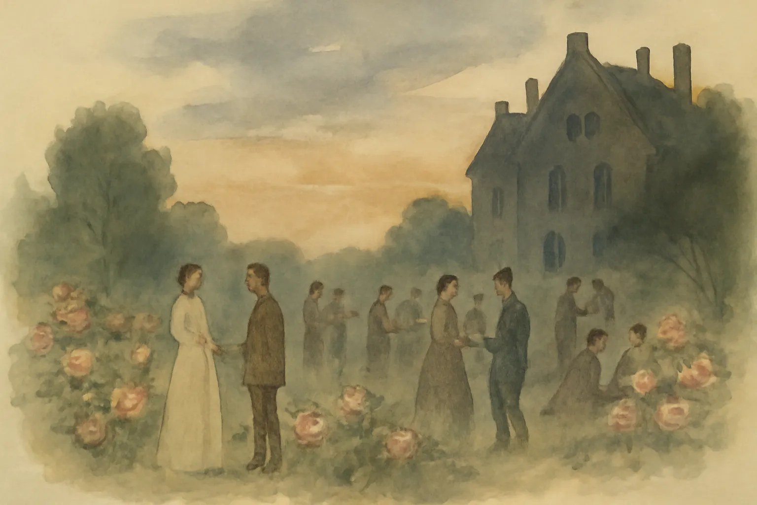 Ilustración de Amor y amistad
