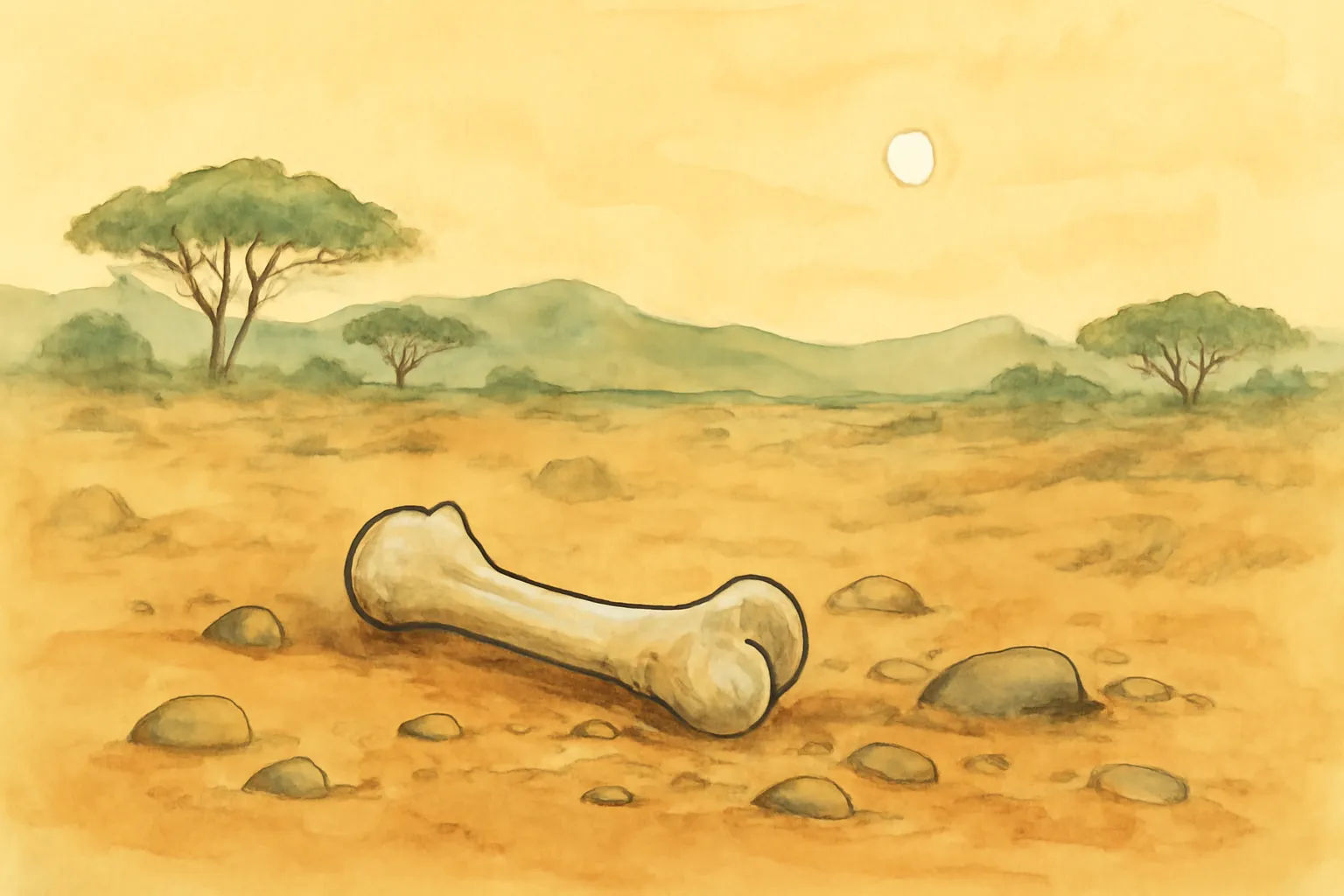 Illustration for Lucy: The Beginnings of Humankind