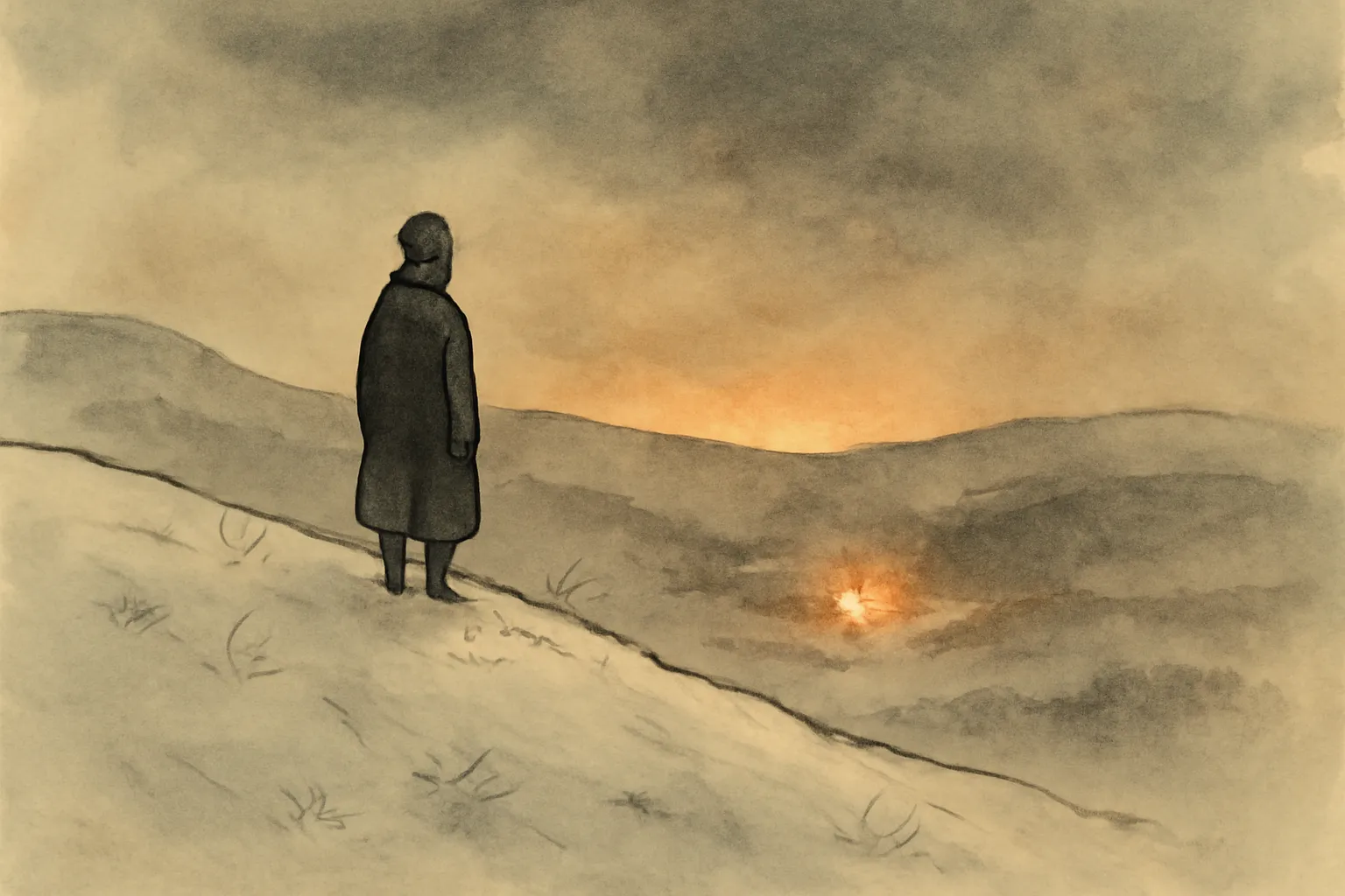 Illustration for Man's Search for Meaning