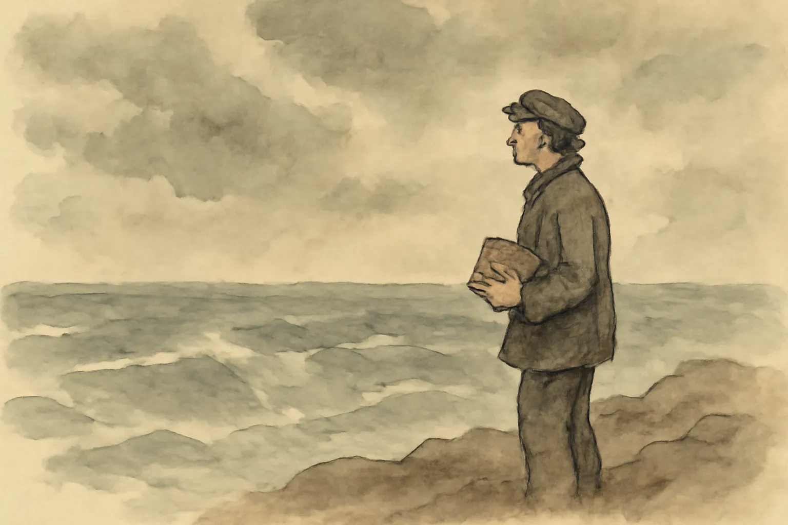 Ilustración de Martín Eden