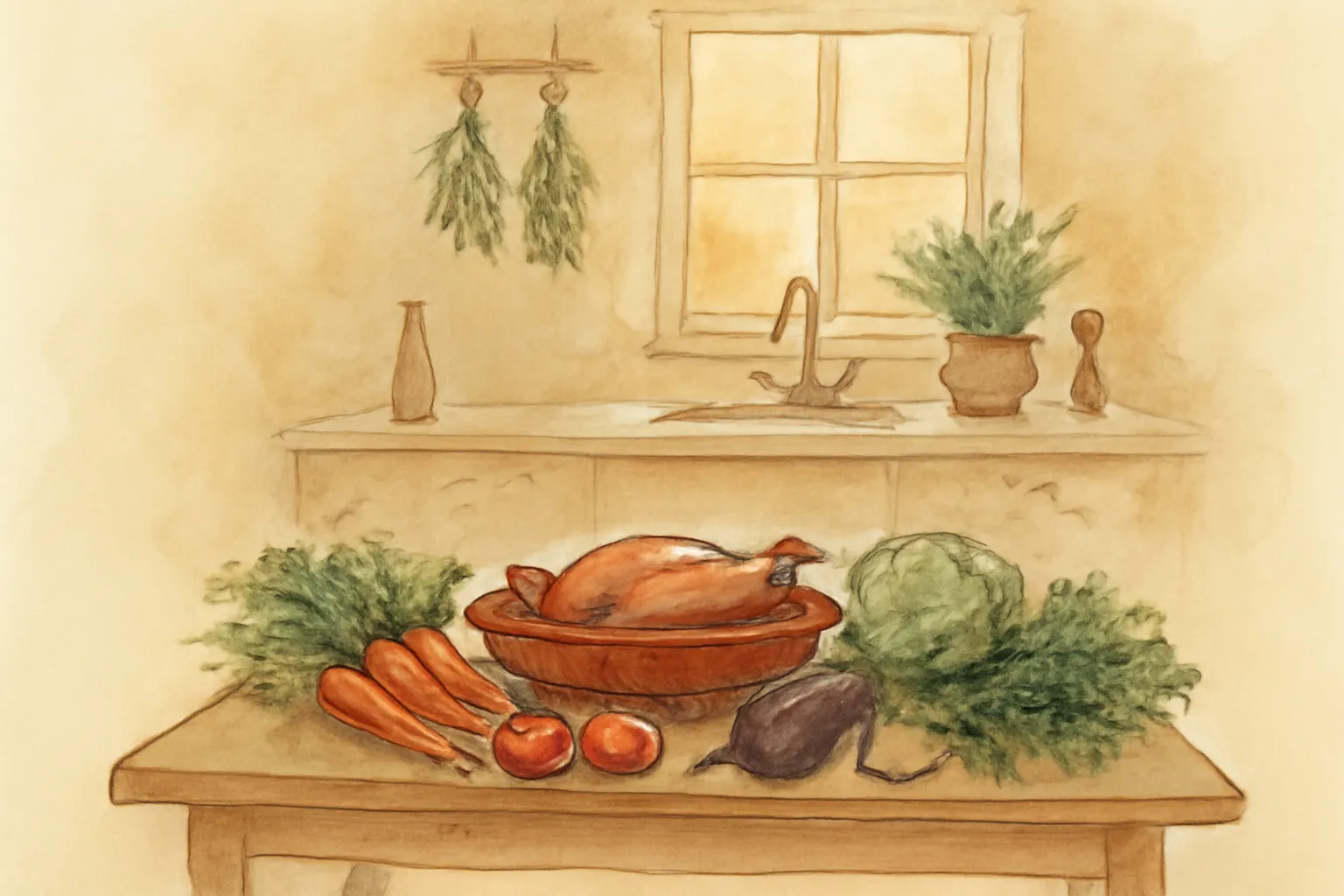 Illustration for Mastering the Art of French Cooking