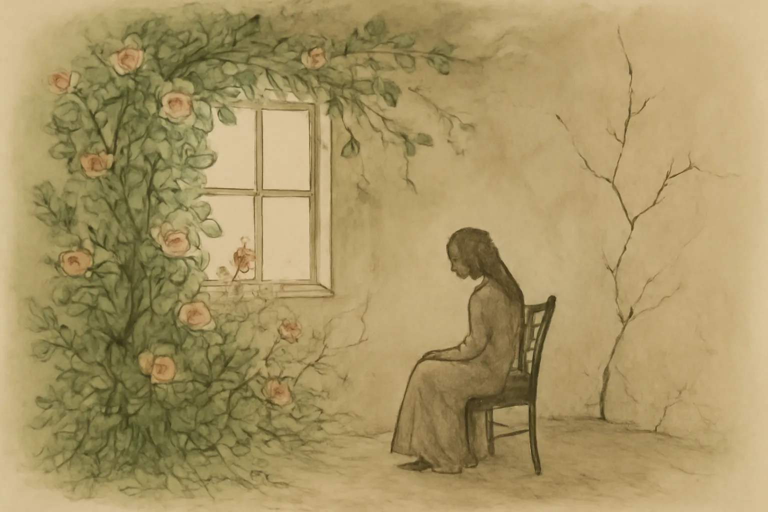 Illustration for Mating in Captivity
