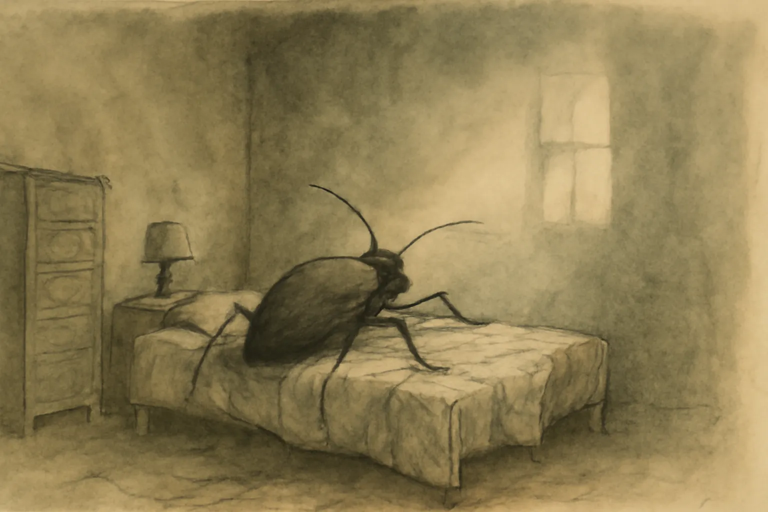 Ilustración de La metamorfosis
