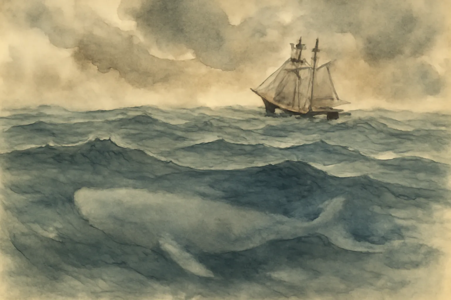 Ilustración de Moby Dick