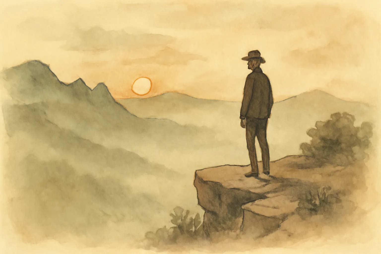 Illustration from Mountain Blood: A Novel