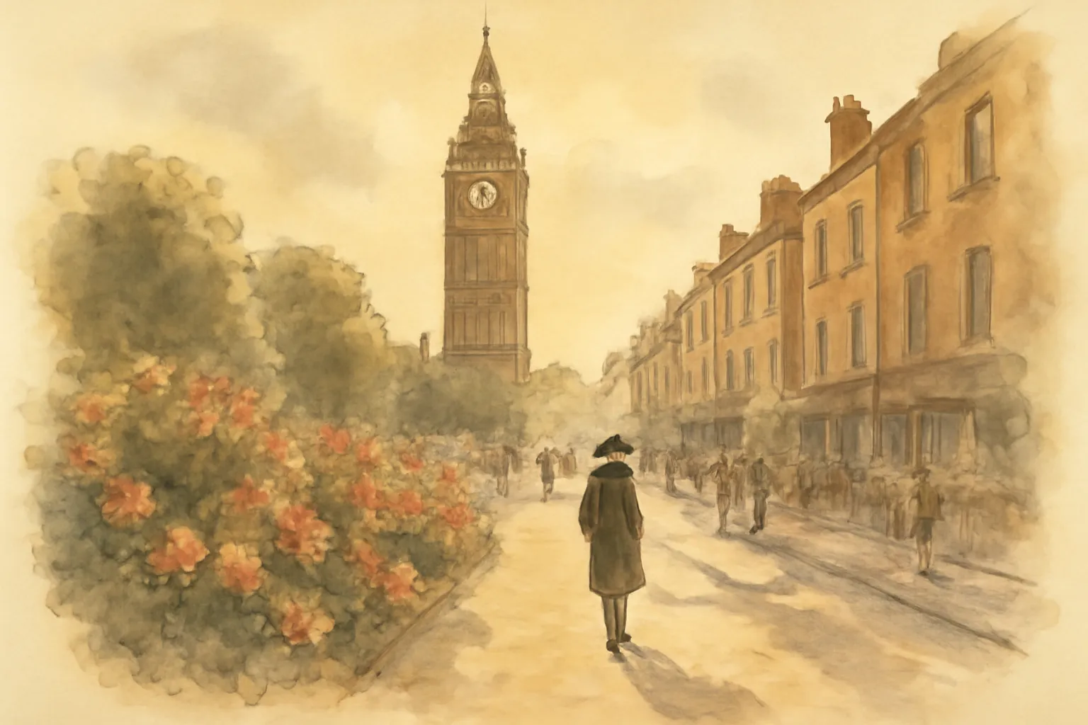 Ilustración de La señora Dalloway