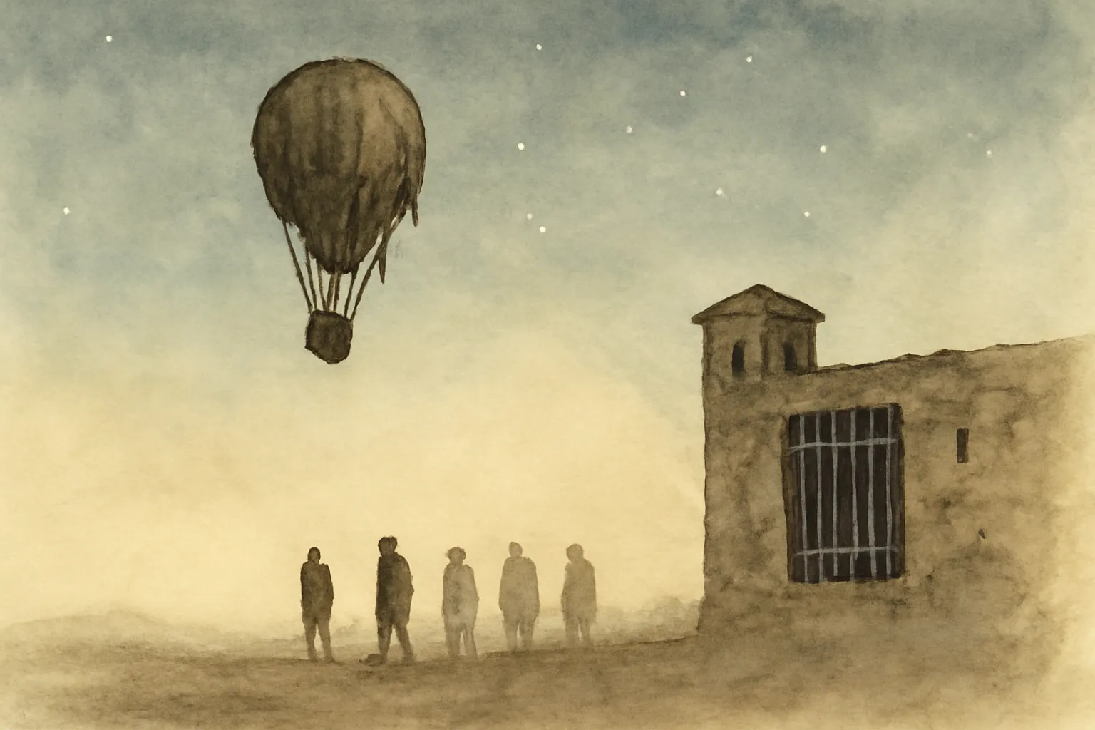 Ilustración de La isla misteriosa