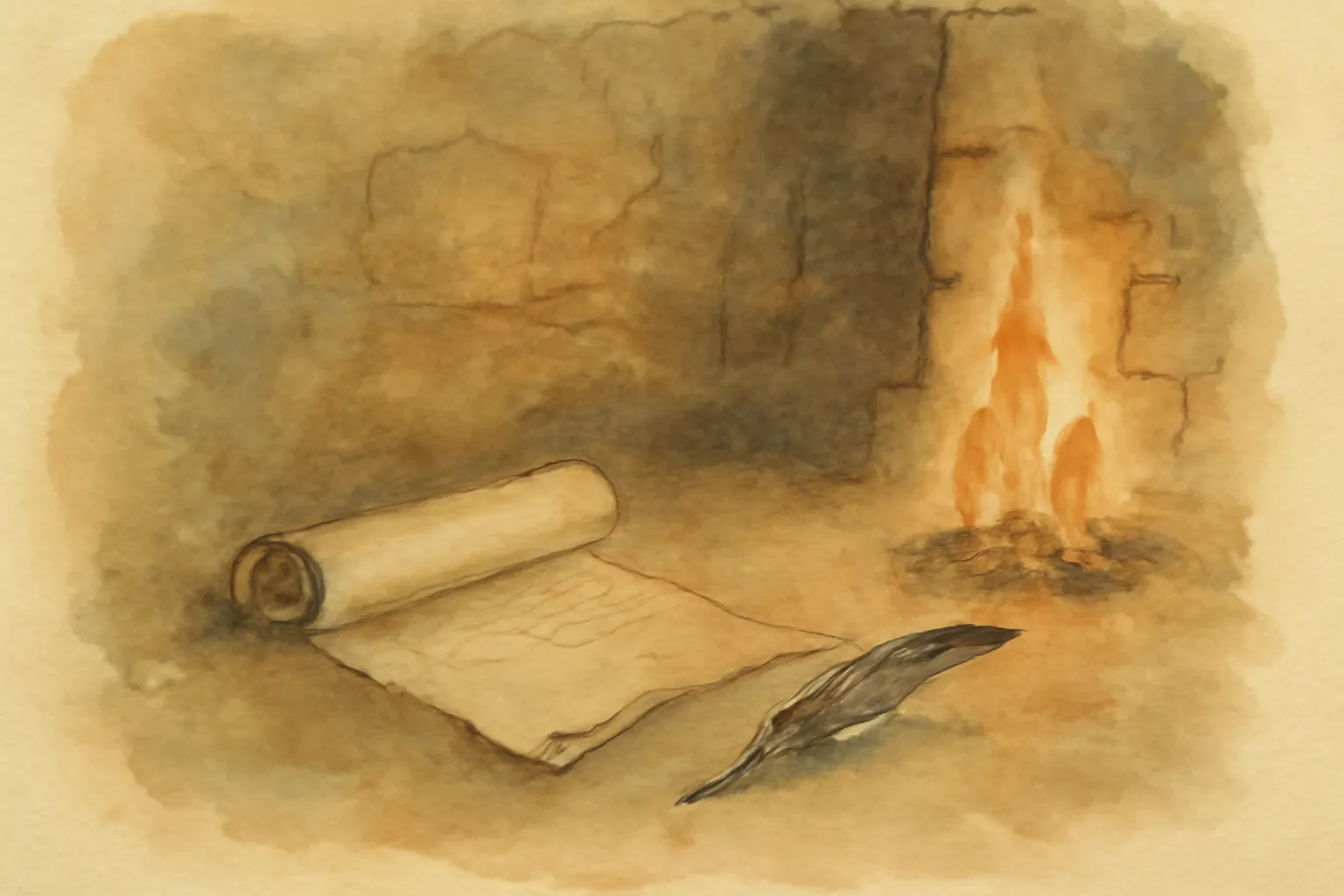 Ilustración de Nicanor, el contador de historias: Una historia de la Britania romana