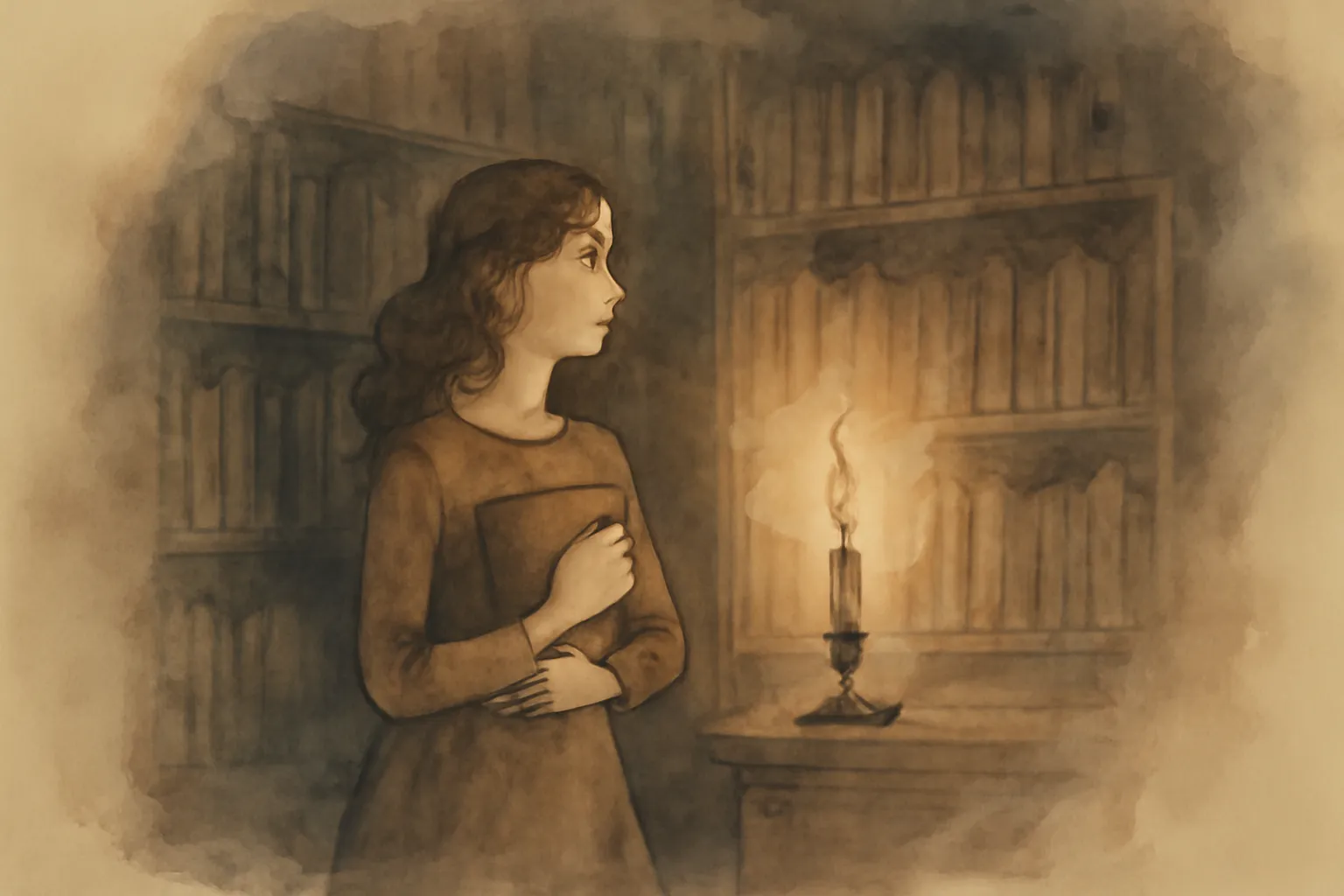 Ilustración de La abadía de Northanger