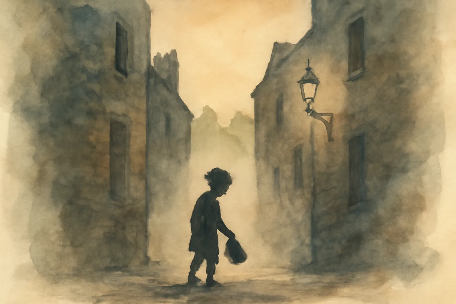 Ilustración de Oliver Twist