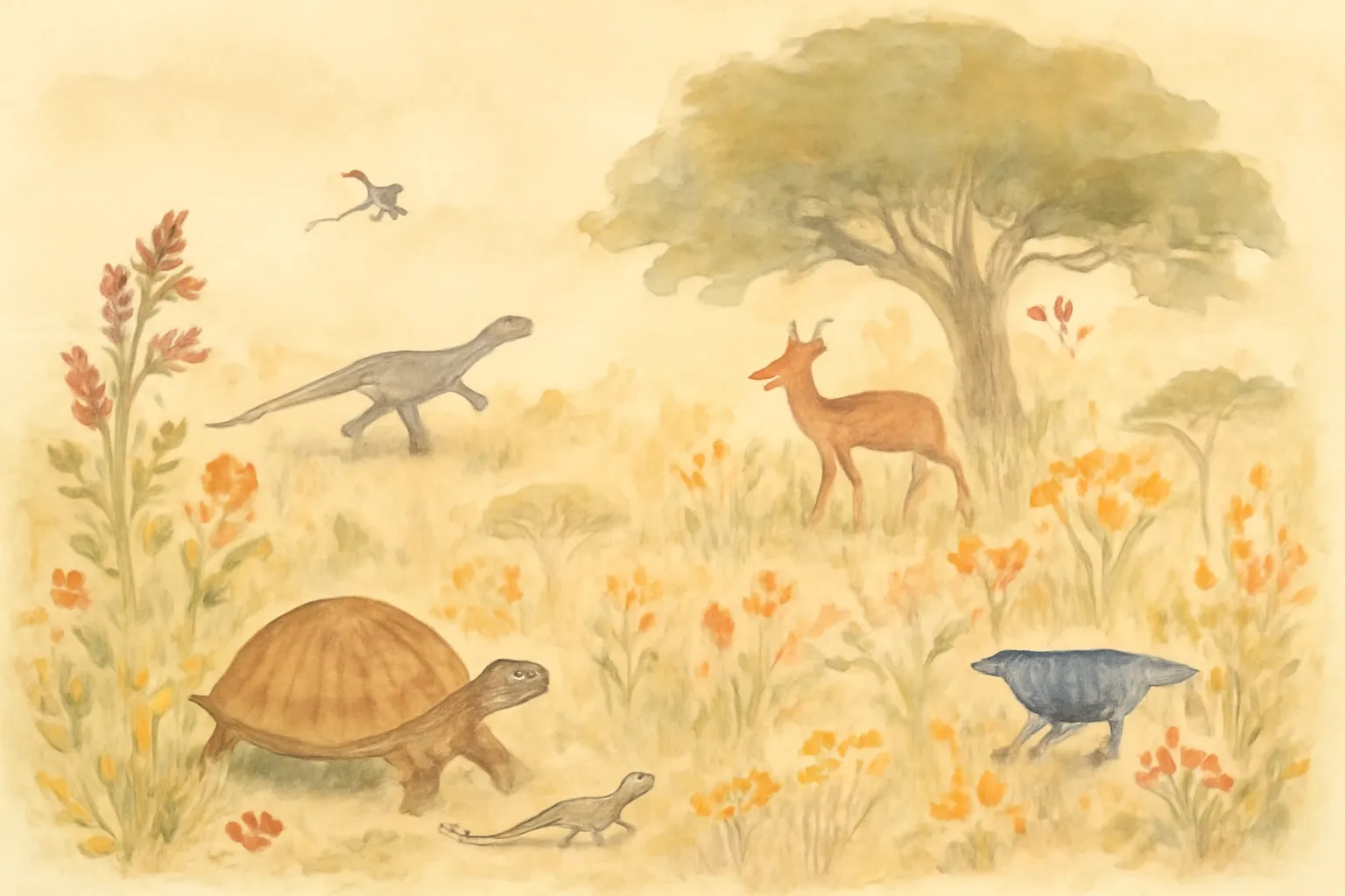 Ilustración de El origen de las especies