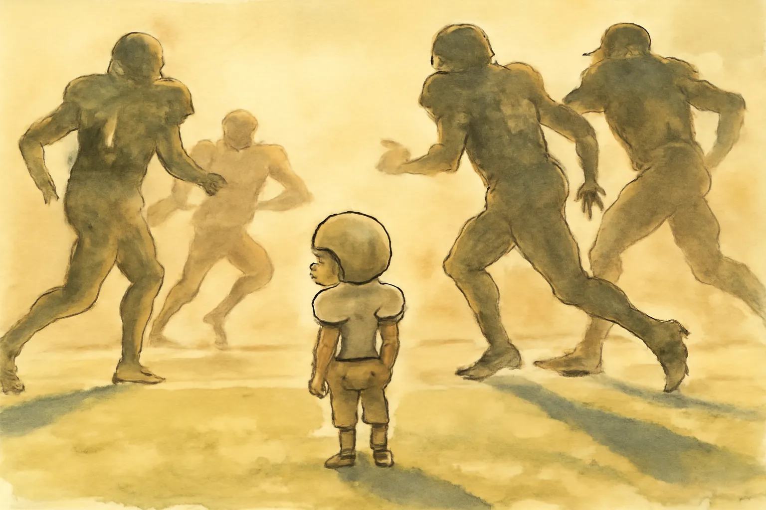 Illustration for Paper Lion