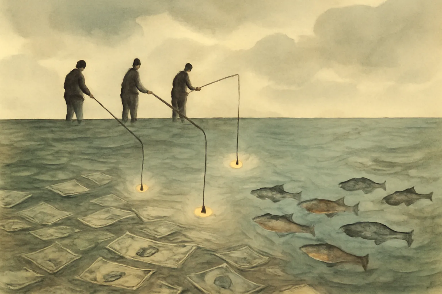 Illustration for Phishing for Phools: The Economics of Manipulation and Deception