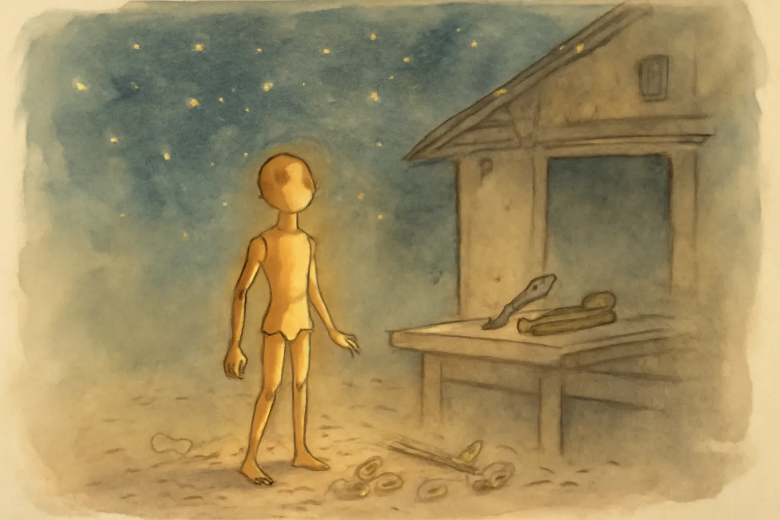 Ilustración de Las aventuras de Pinocho