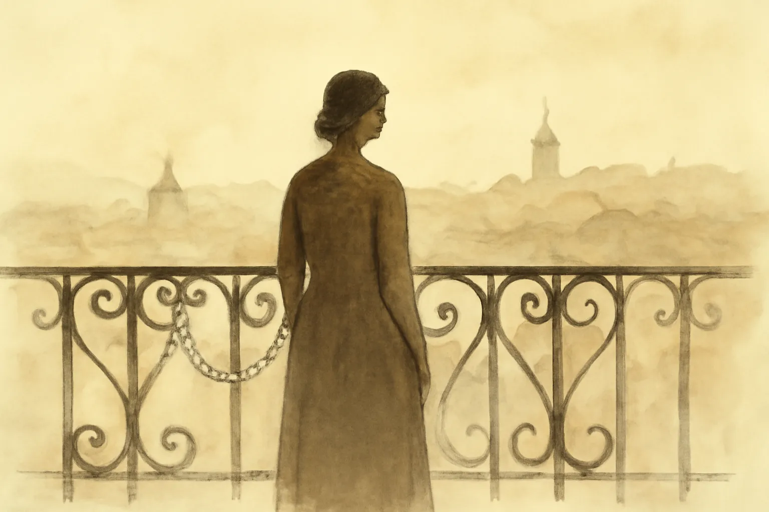 Ilustración de Retrato de una dama