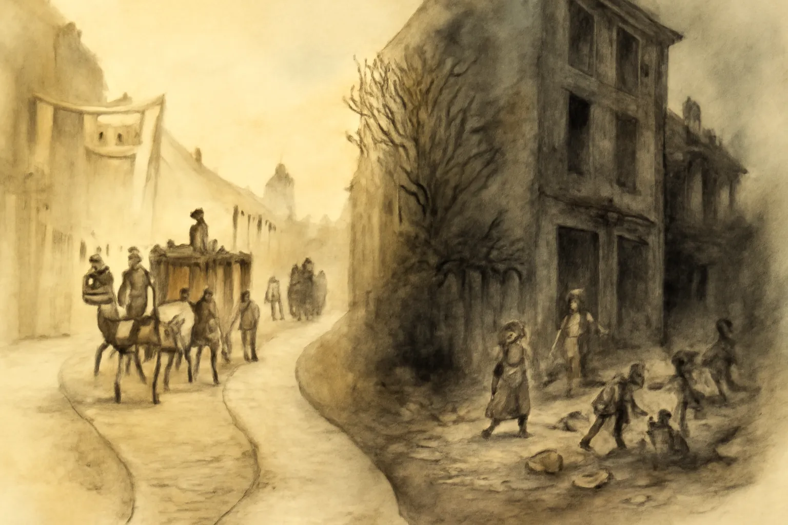 Ilustración de El príncipe y el mendigo
