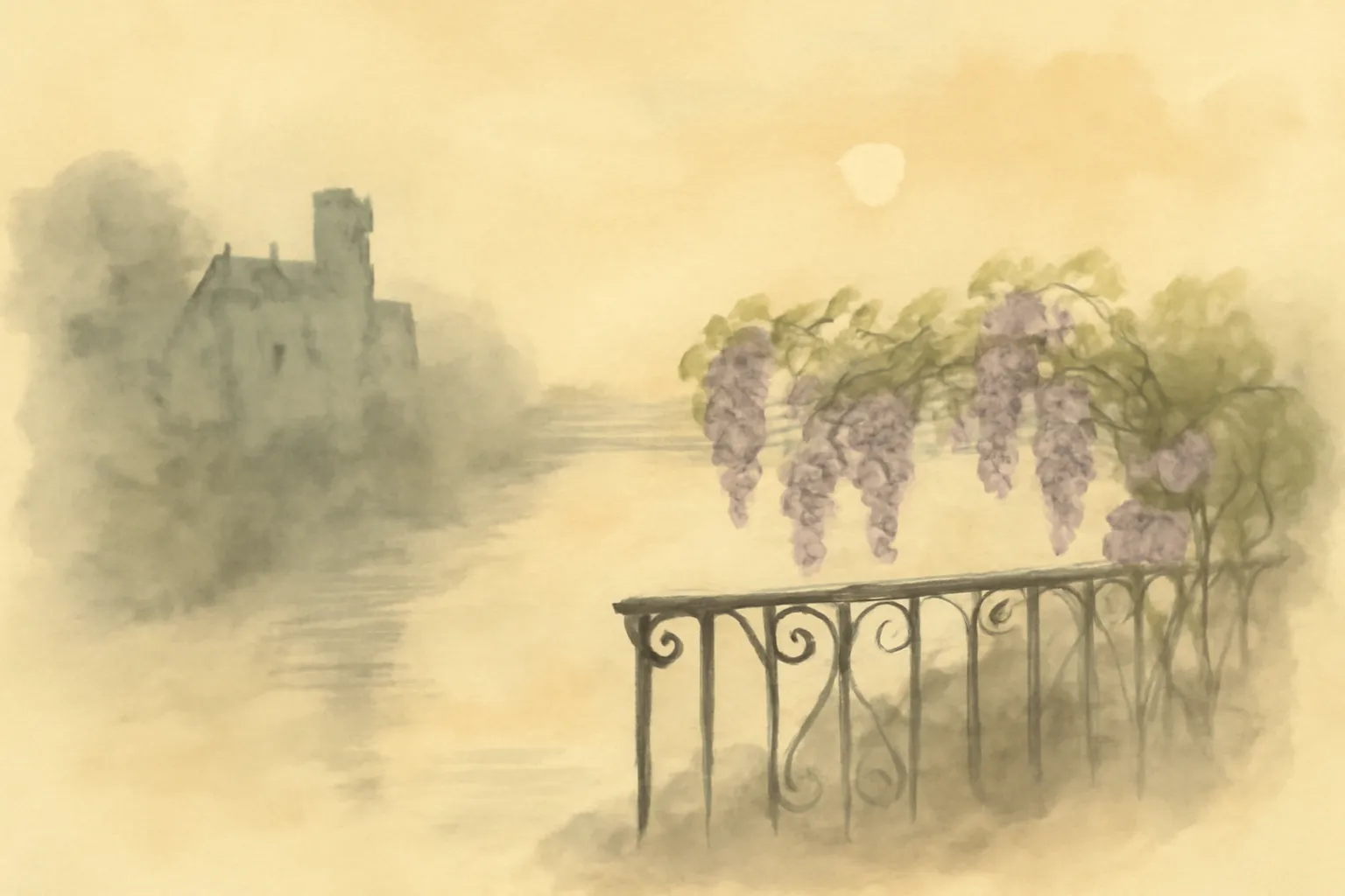 Ilustración de Una habitación con vistas
