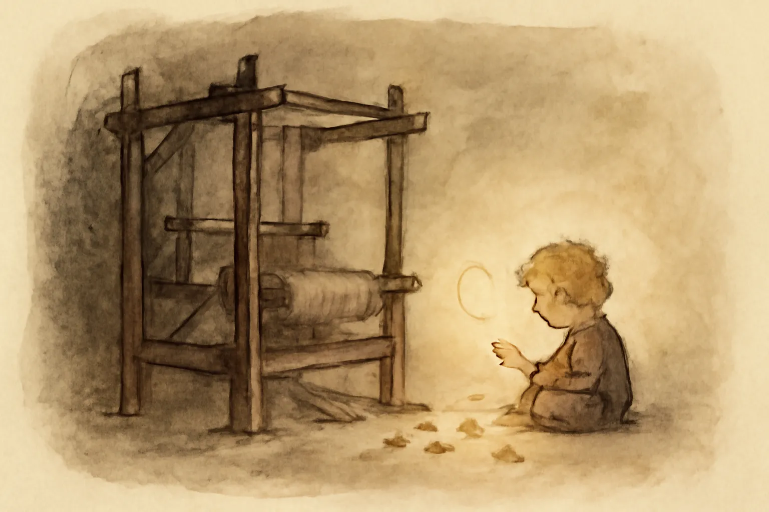 Ilustración de Silas Marner