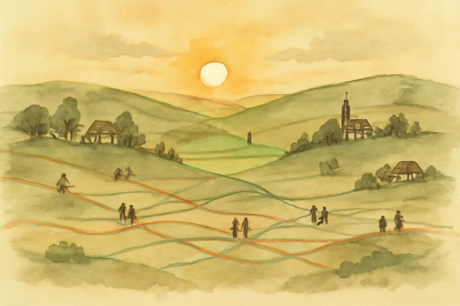 Ilustración de La sociedad: su origen y desarrollo