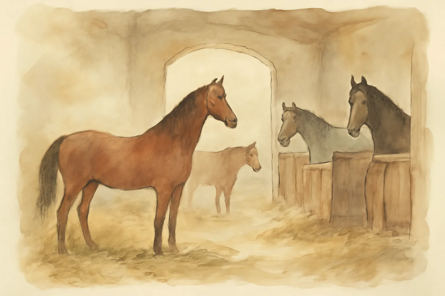 Ilustración de Informe especial sobre enfermedades del caballo